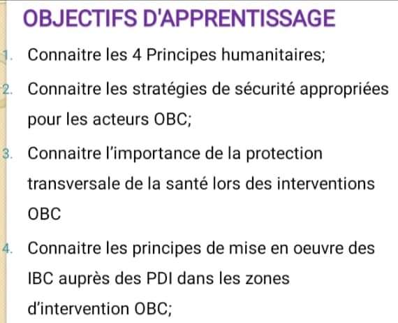 Les mesures adaptives pour l’accès des populations au IBC fournis par les OBC dans un contexte dynamique